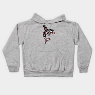 Pacific Northwest Native Orca Kids Hoodie